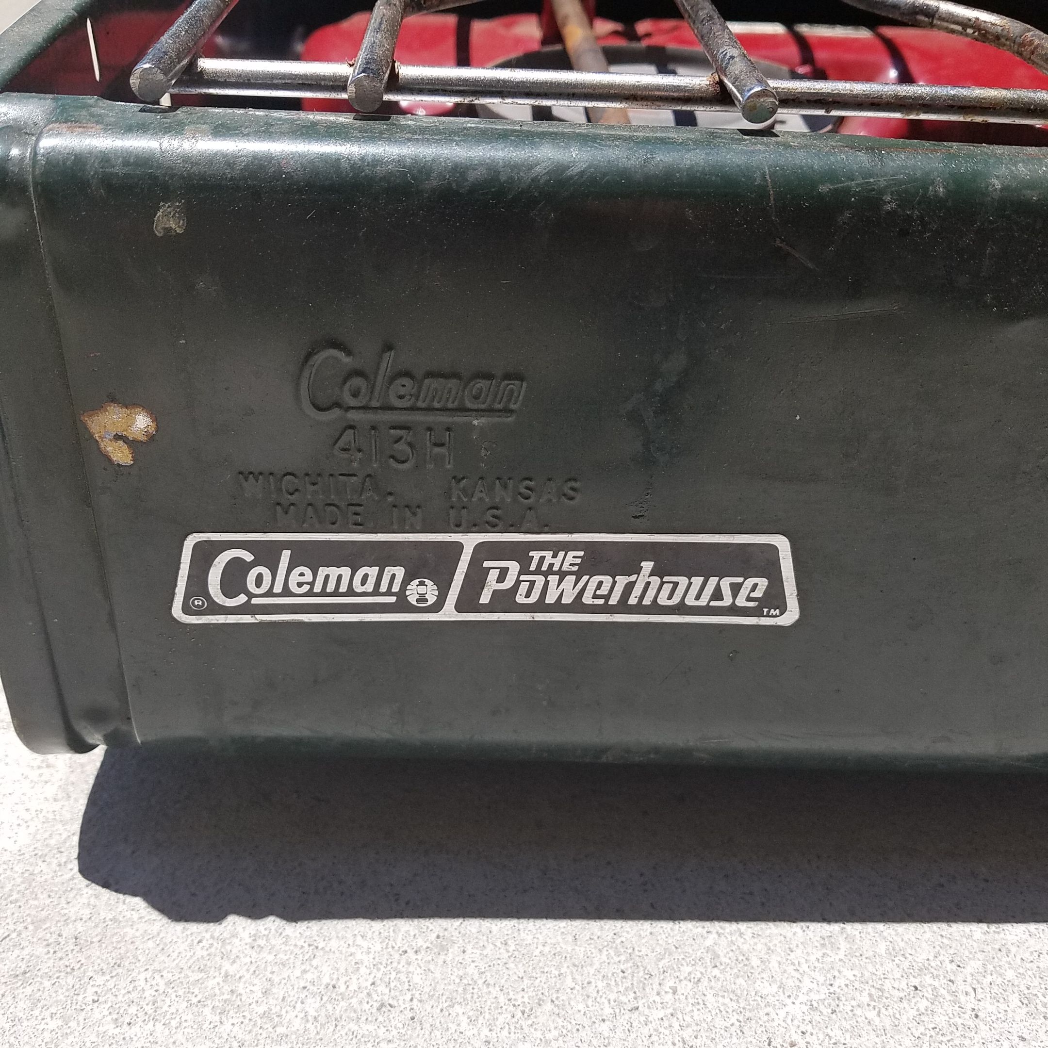 Coleman gas camping stove