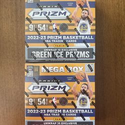 2022-23 Panini Prizm NBA Mega Box Fanatics Exclusive Green Ice Prizms