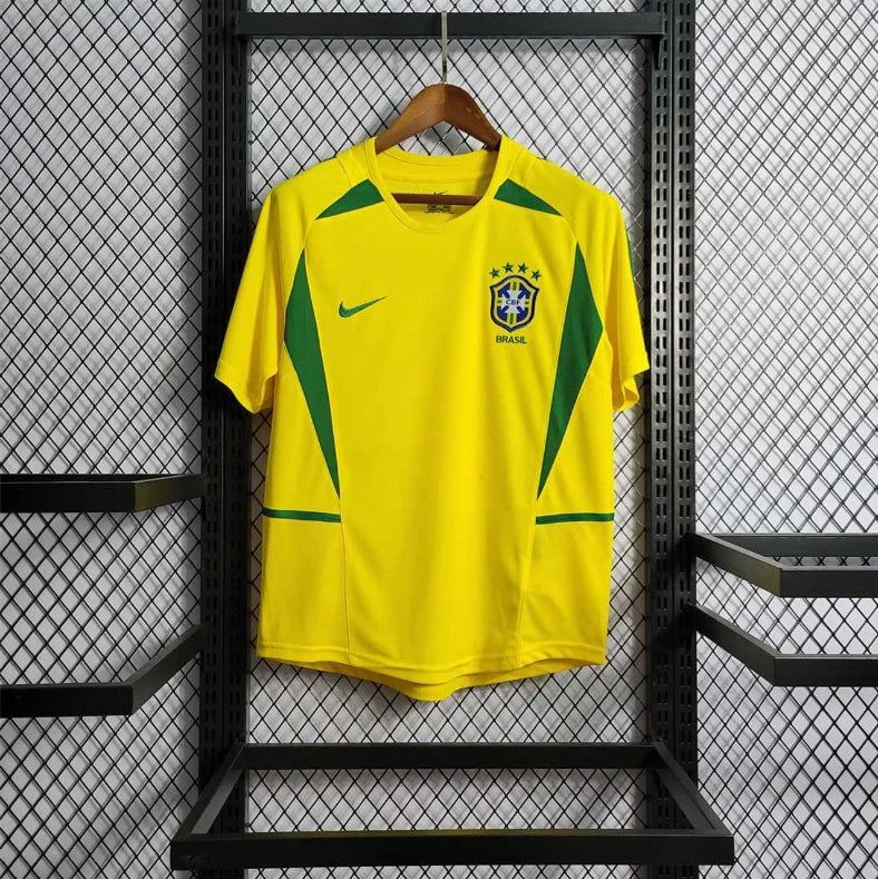 2002 Brazil Home Jersey