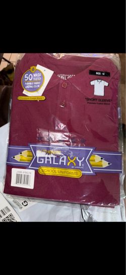 Brand new school uniform burgundy boys size 18 shirts