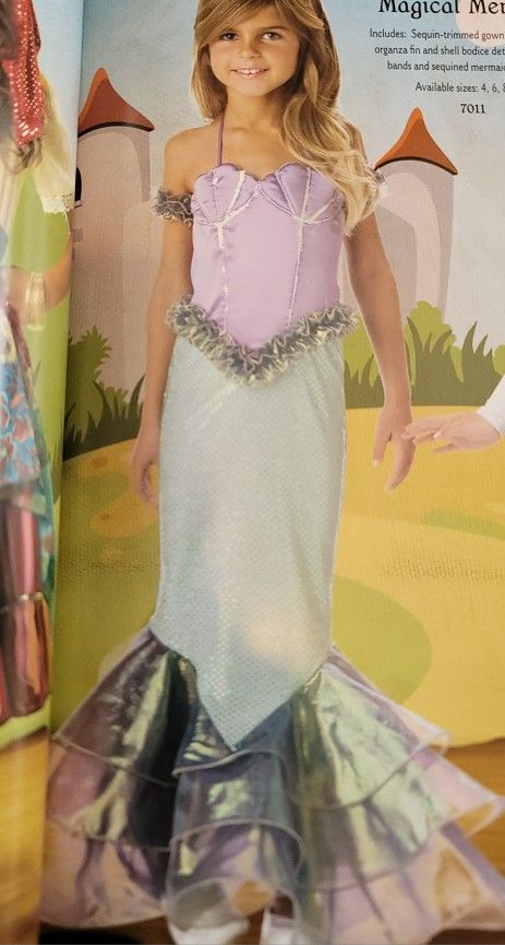 Girl's Magical Mermaid Halloween costume