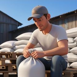 ( 🚫 No corn, soy) - Premium Feed Blend (Triticale, Peas & Canola) - For Chickens, Pigs, & Cattle