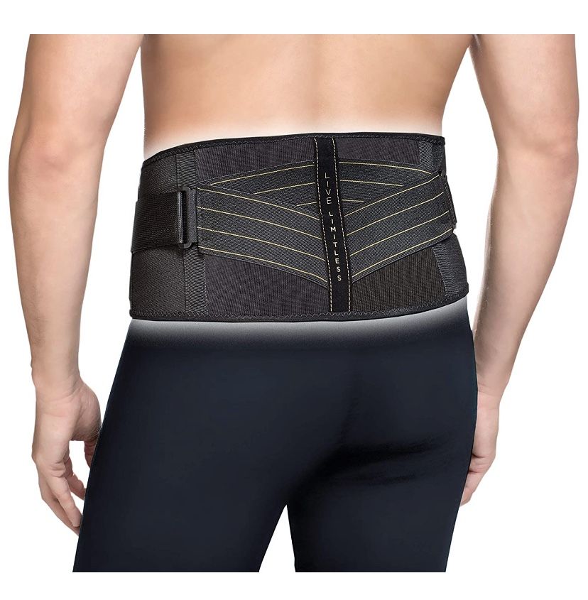Copper Fit Deluxe Compression Lower Back Pro Support L/XL 39"-50" Brace