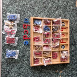 Montessori Lower Case Letters 