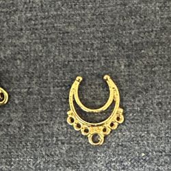 Stylish False Septum Nose Rings. 3 For 10$