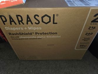 Brand new diapers with wipes 216 diapers 240 wipes