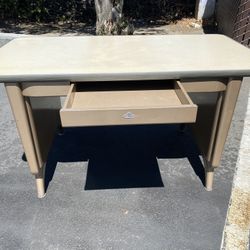 Industrial Vintage Metal Desk 