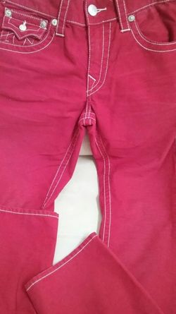 TRUE RELIGION RED JEANS Size 29