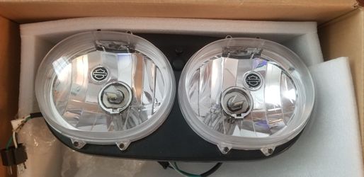 2007 Harley Roadglide Headlights With LED Bulbs