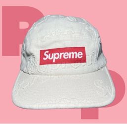 Supreme Lasered Denim Camp Cap