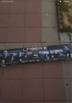 Laser X 4 Blasters for 4 Players Real-Life Laser Gaming Experience Brand New