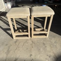 Counter Height Wooden Stools