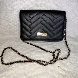 Bebe Small Black Shoulder Purse