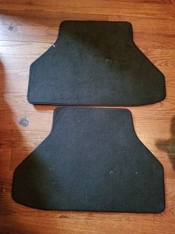 BMW X6 rear floor mats.