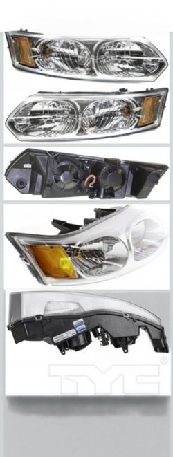 2003-2007 SATURN ION TRIM 1 Right and Left replacement headlight ASSEMBLIES .