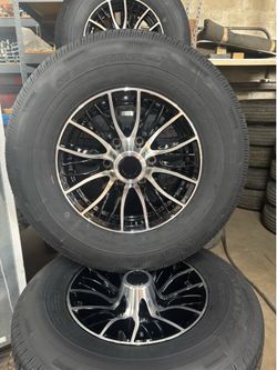 15 inch Aluminum wheels and tire for boat trailer or utility trailer