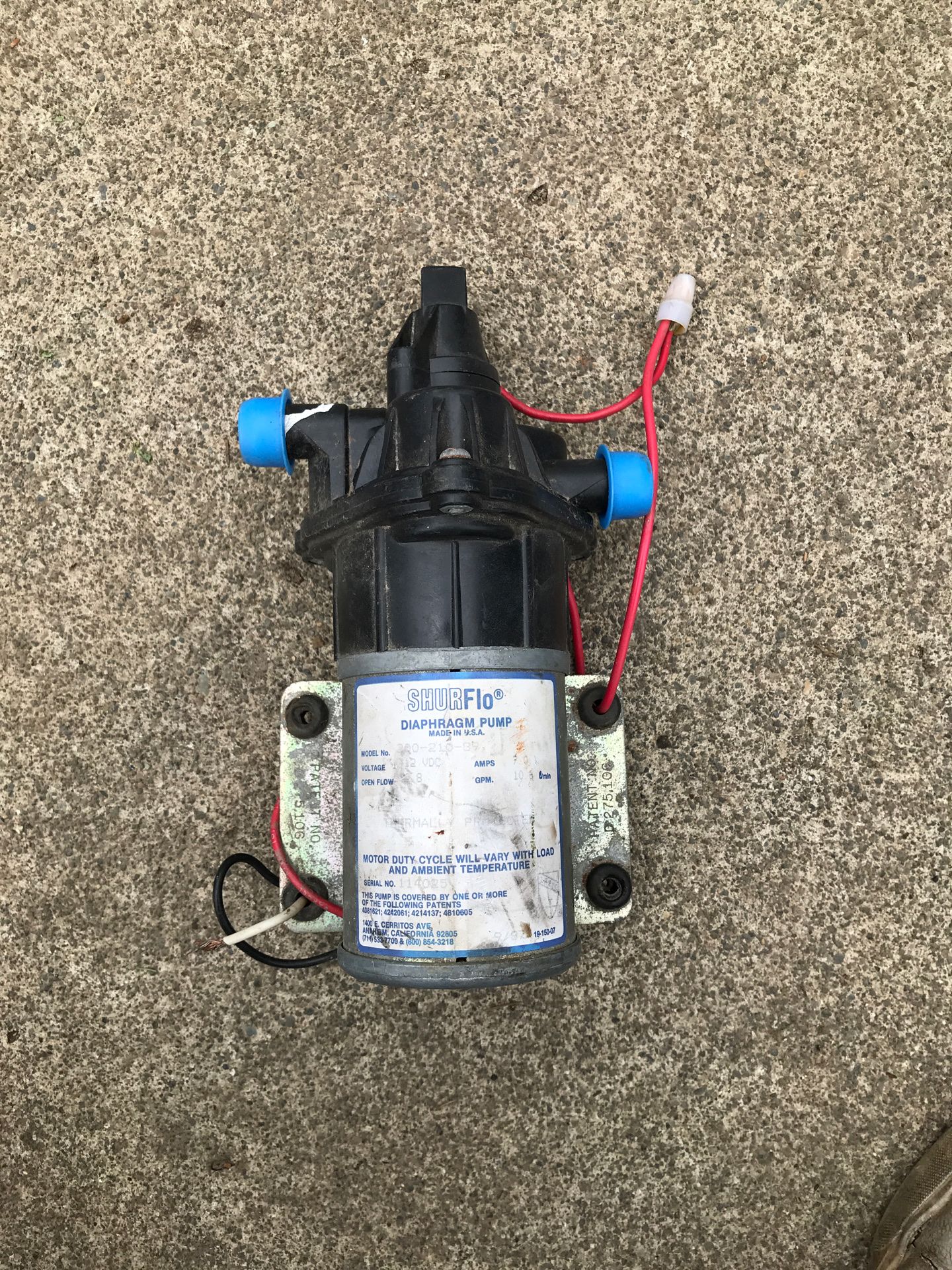 Shurflo Diaphragm pump for Sale in Kent, WA OfferUp