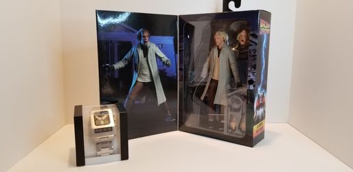 Back To The Future Flux Capacitor Watch And DOC action Figure 