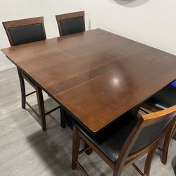 Black/Brown Dining Table