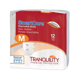 Tranquility Smartcore Adults Disposable Briefs Pack Of 6