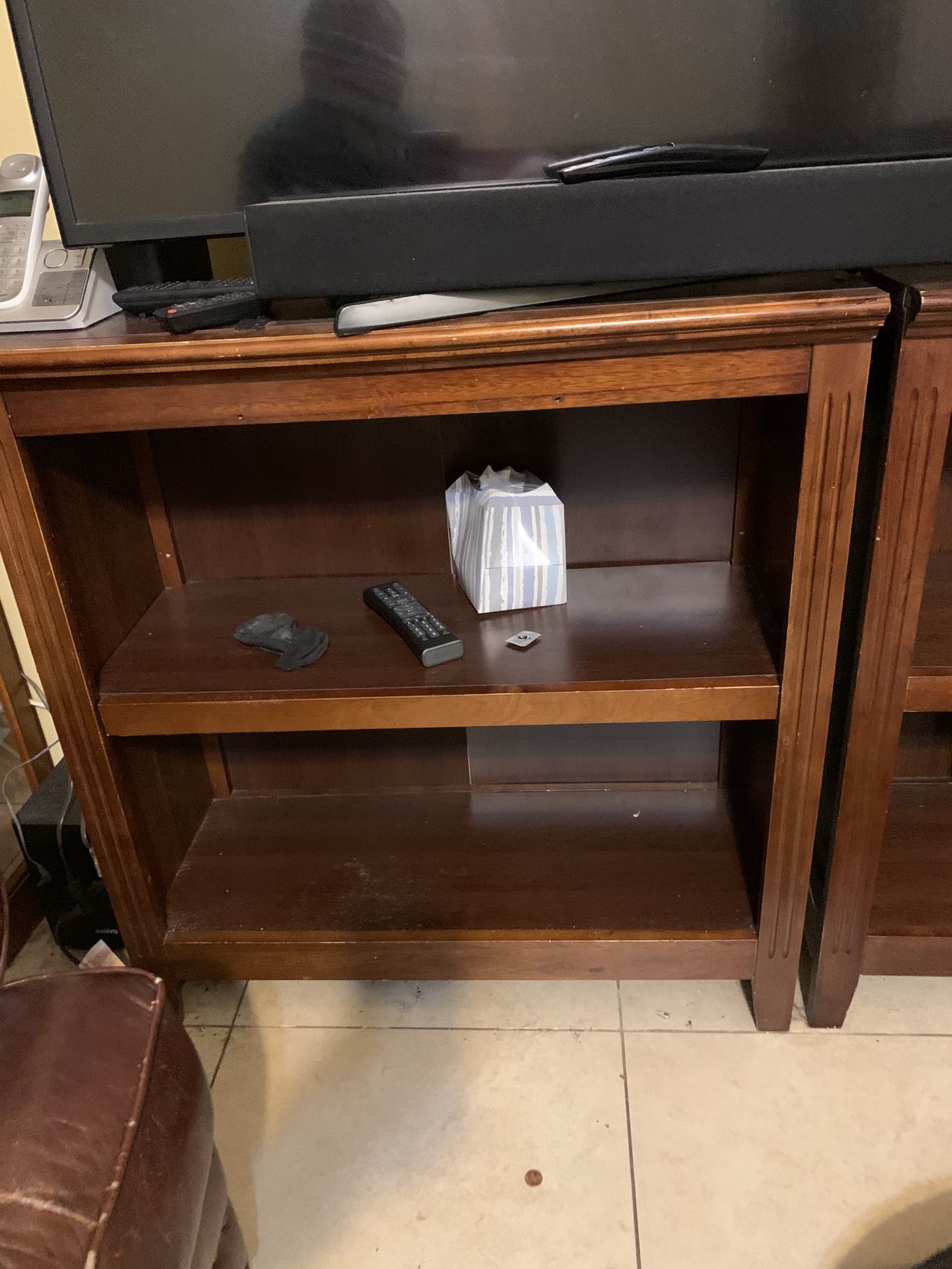Bookshelves/TV stand