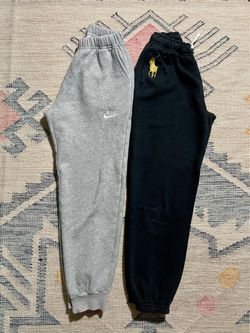 Nike & Polo Ralph Lauren Girls Fleece Jogger Sweatpants (Size L / 10-12)