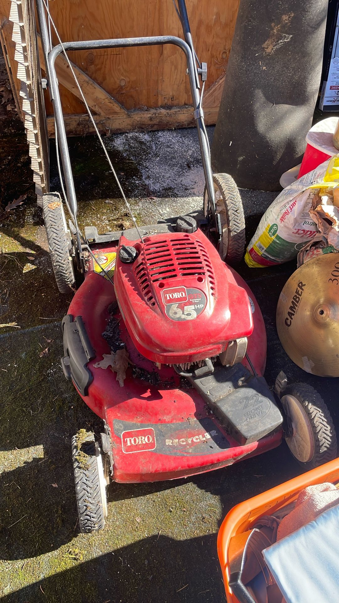 Toro gas lawn mower