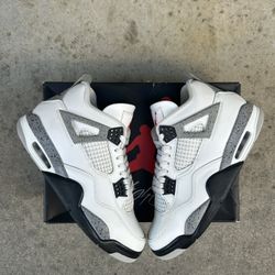 Air Jordan 4 White Cement 
