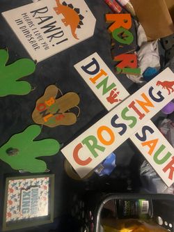 Dinosaur room decor