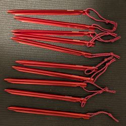 10 Full Sized MSR Ground Hog Stakes