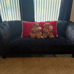 Suede Tuft Couch Set