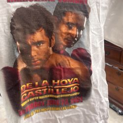 Boxing jersey made by jersey size medium collectors edition, 2001