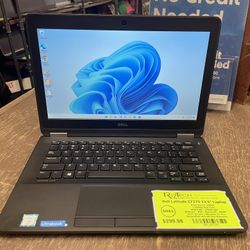 Dell Latitude E7270 Ultrabook Laptop i7 8GB RAM 256GB SSD Windows 11 Pro 12.5” screen 