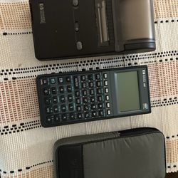 HP 48 G Graphing Calculator and HP 82240B Infrared Printer