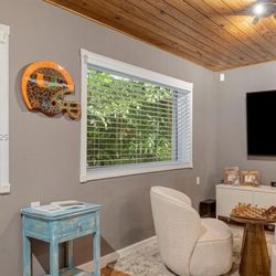 Rustic Solid Wood Nightstand 