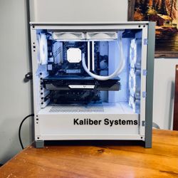 Custom White Gaming Computer with Intel i7, 3060 RTX Ti, 1TB NvME SSD