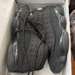 $70 Used Rare All Black Jordan 13’s 