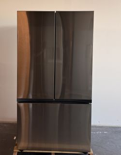 Samsung 24 Cu. Ft. Bespoke Counter Depth 3-Door French Door Refrigerator, Stainless Steel