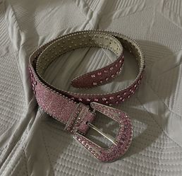 Pink Rhinestone Belt