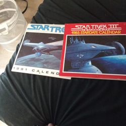 2 Original Star Trek  Calenders 