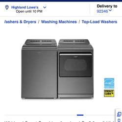 Whirlpool Newest Washer And Dryer OBO