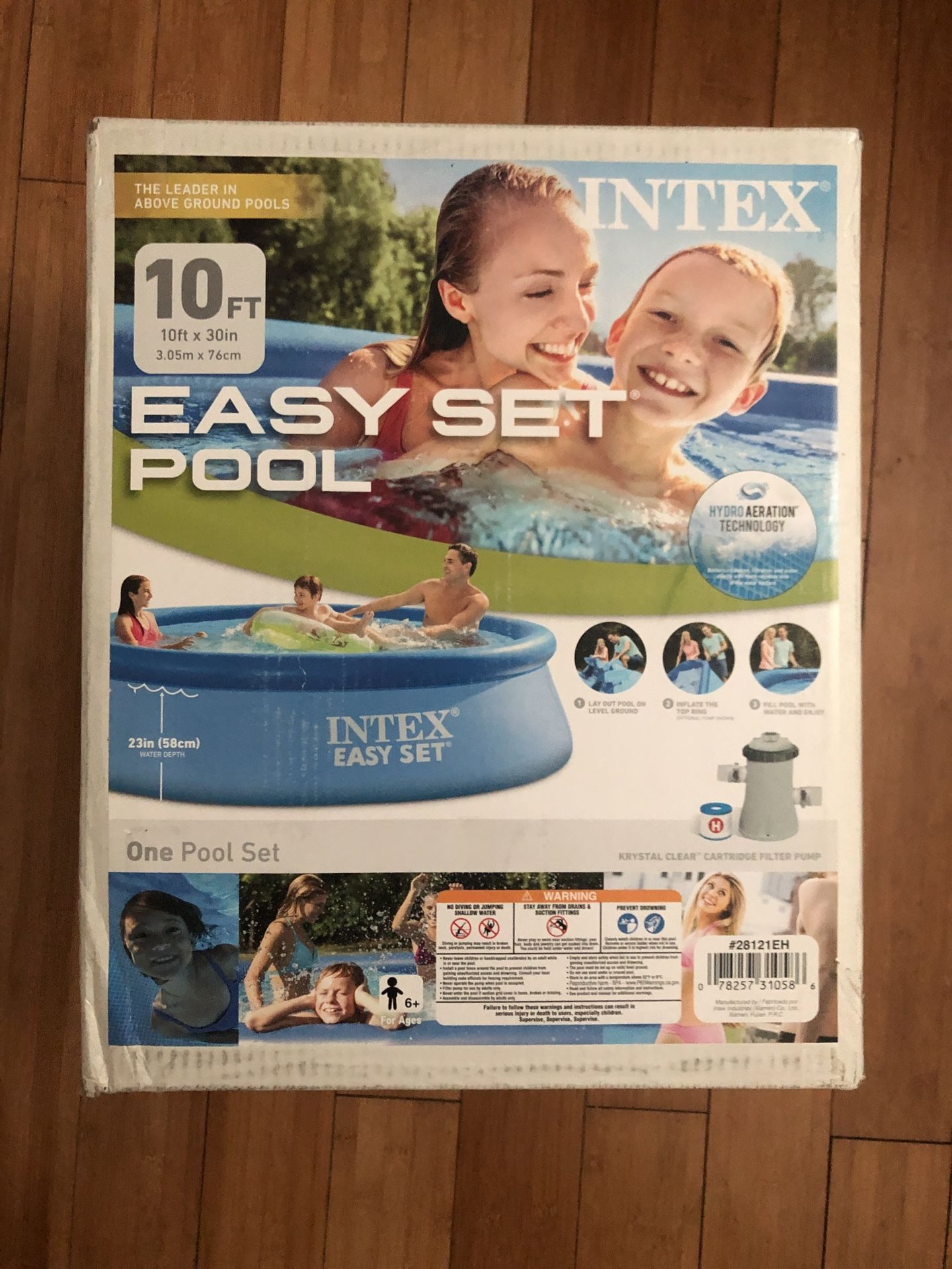 INTEX 10x30 Easy Set Pool With Pump