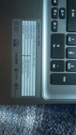 Big fast laptop. ACER