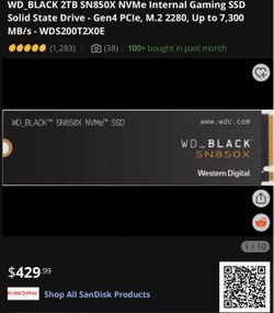Sn850x 2TB