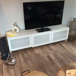 FREE! White TV stand