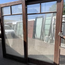 Antique Glass Door 8x8 