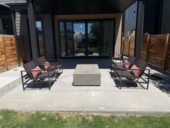 Set of 4 Brown Jordan Chairs