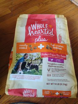 WholeHearted Plus Chicken & Brown Rice Recipe with Whole Grains Dry Puppy Food, 14 lbs.
