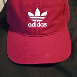 Womens Red/Pink Adidas Hat 1/2 Price 