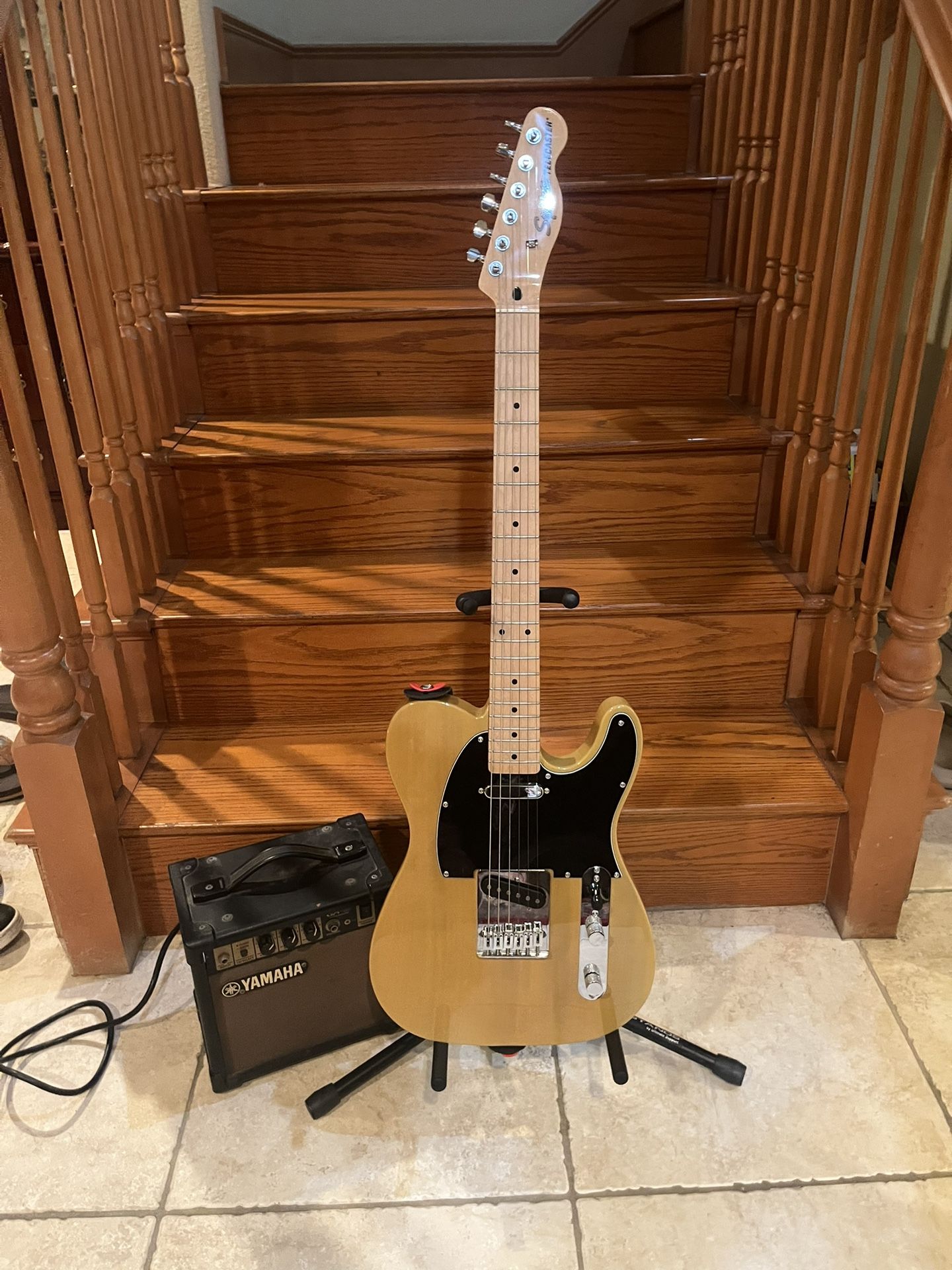 Squier Affinity Telecaster (Brand New) W/ Yamaha Amp